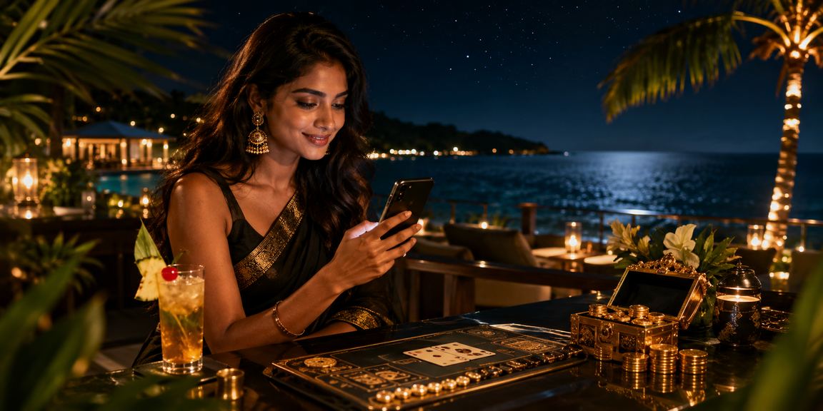 সেন্ট মার্টিনের চা বাগানে মোবাইল দিয়ে kix8 পেমেন্ট করছেন একজন খেলোয়াড়